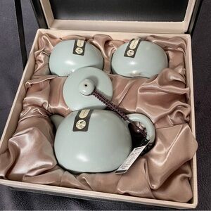 Elegant Green Tea Set